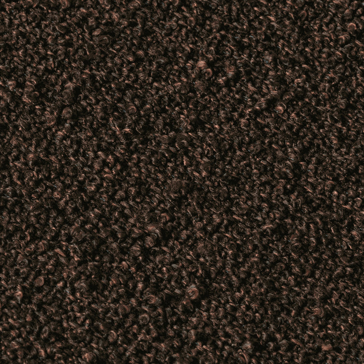 PRE-ORDER │ FERM LIVING Rouli Center Module, Pure Bouclé/Chestnut Brown
