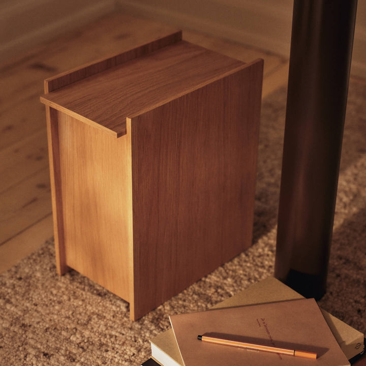 FERM LIVING Sama Wooden Bin, Oak