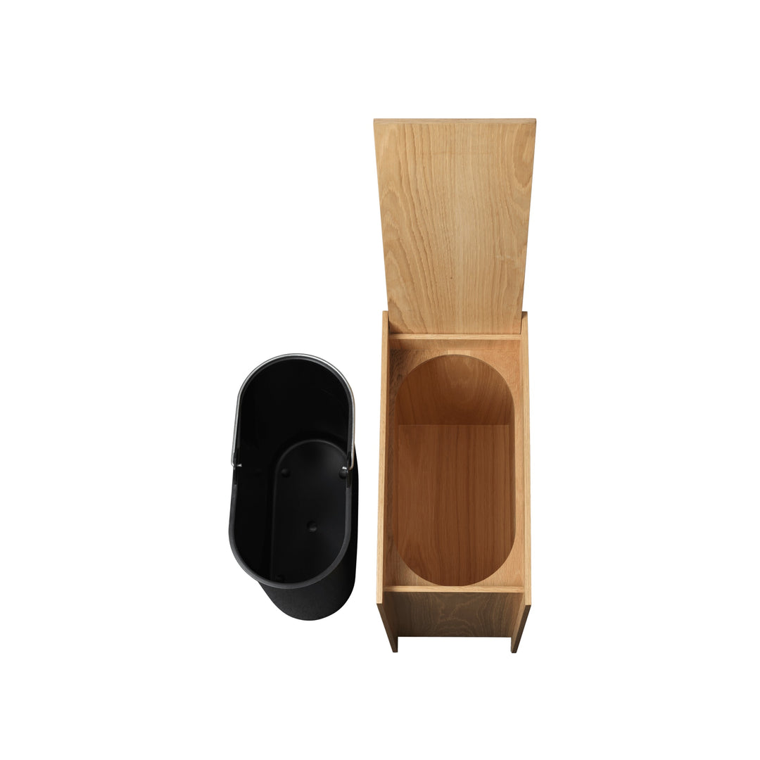 FERM LIVING Sama Wooden Bin, Oak