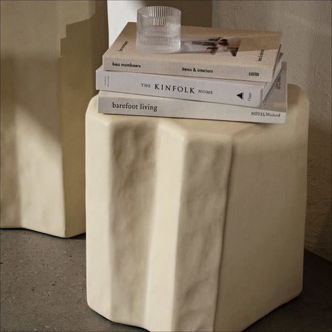 PRE-ORDER │ FERM LIVING Staffa Stool, Ivory