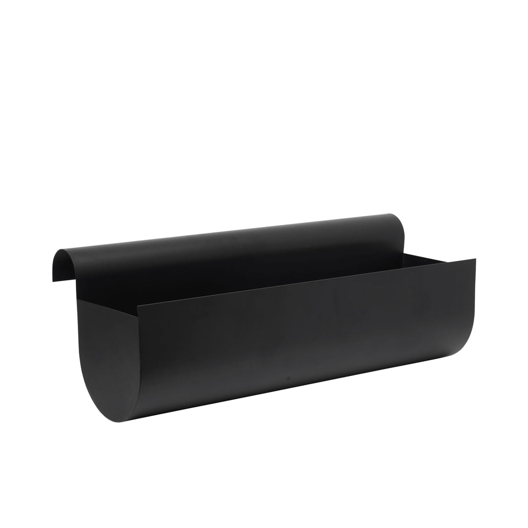 FERM LIVING Uma Balcony Box, Large, Black