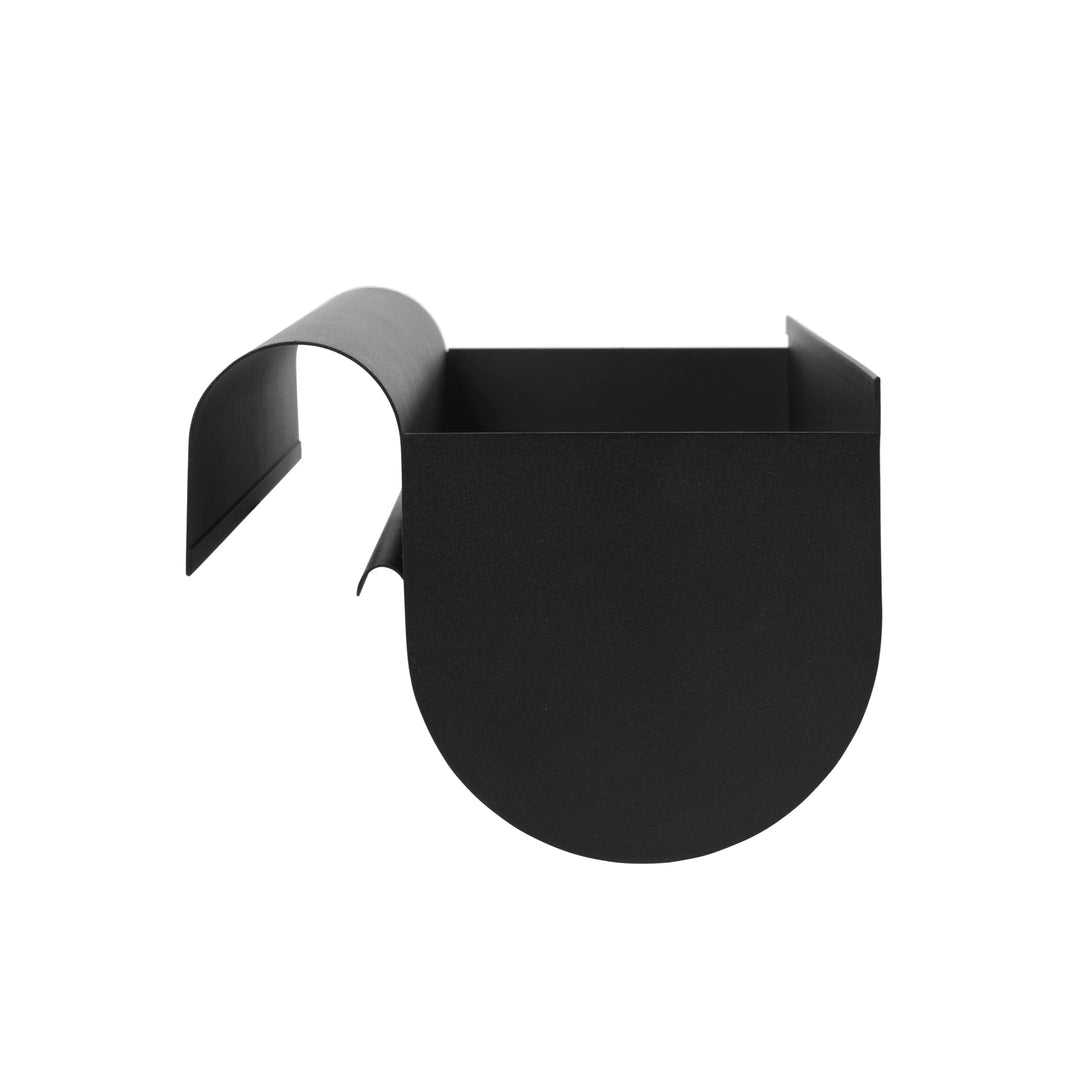 FERM LIVING Uma Balcony Box, Medium, Black