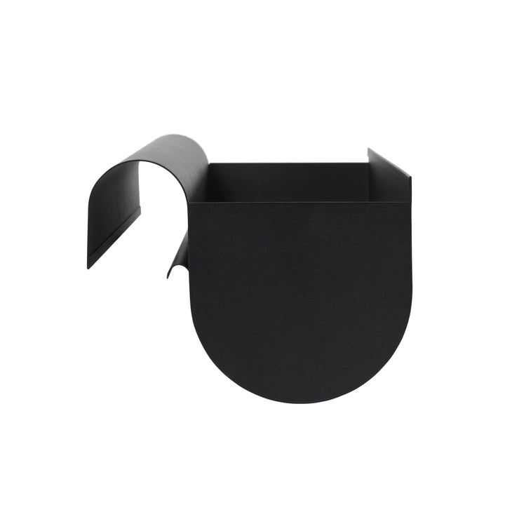 FERM LIVING Uma Balcony Box, Medium, Black