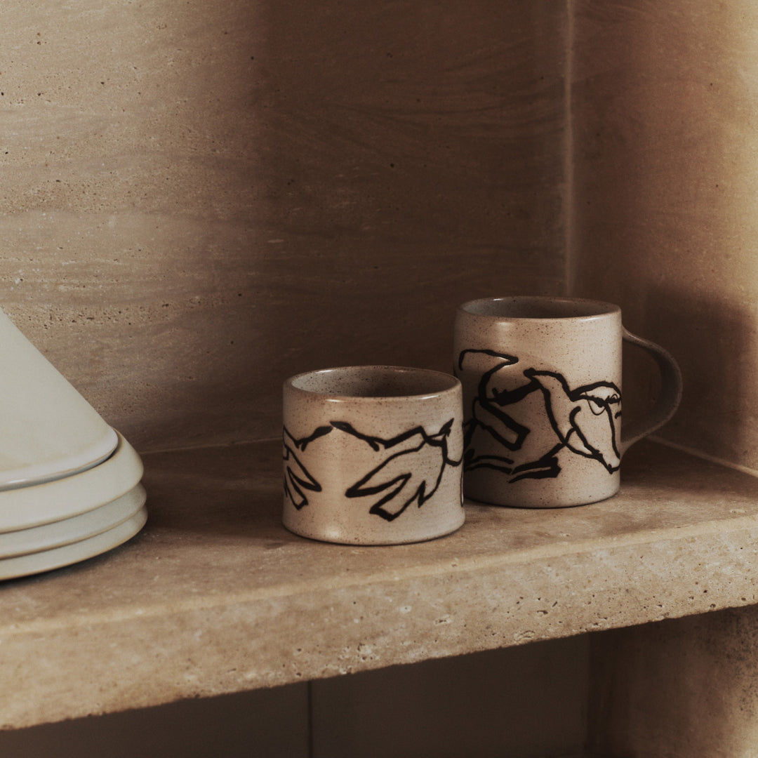 FERM LIVING Vuelo Cup, Cream