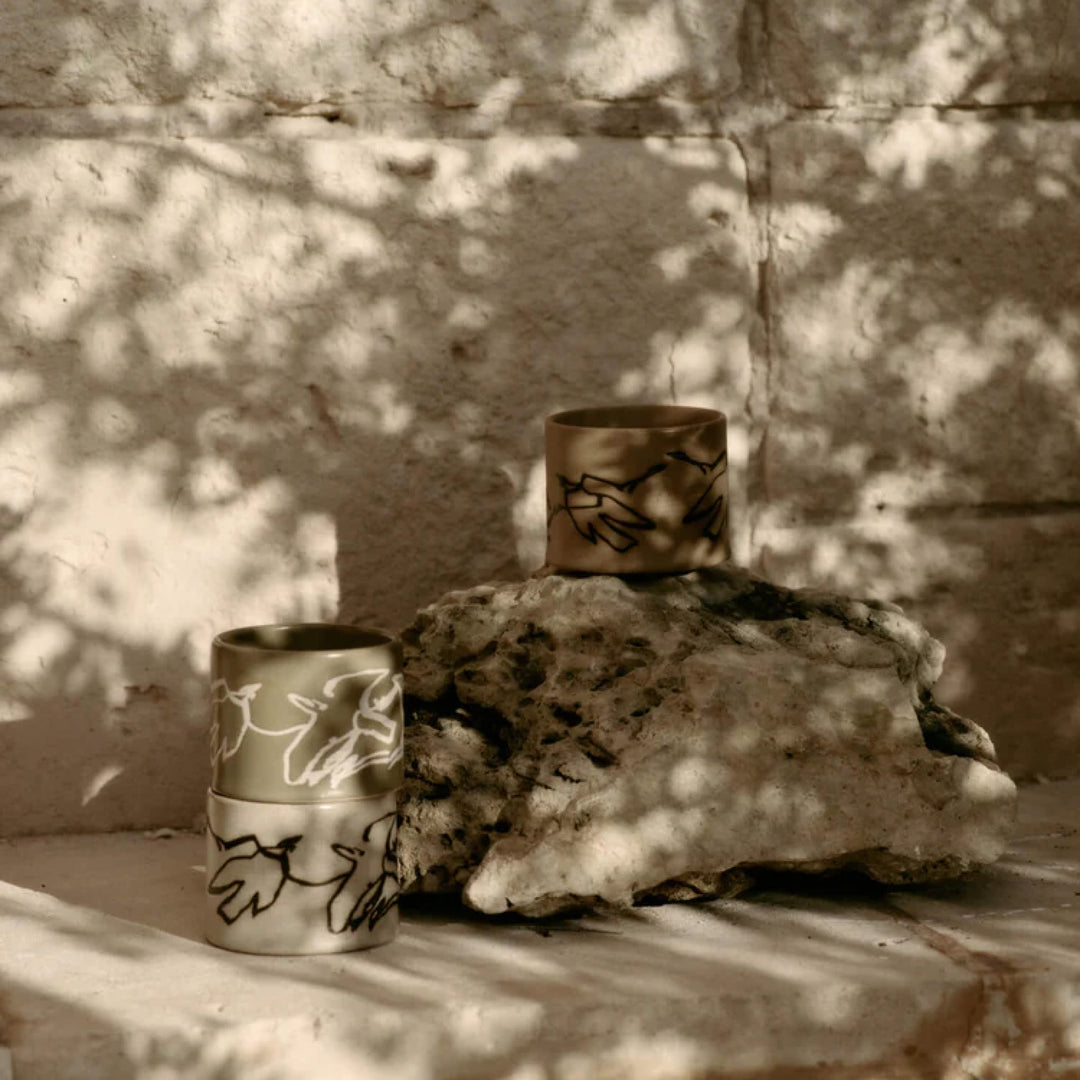 FERM LIVING Vuelo Cup, Dark Buff