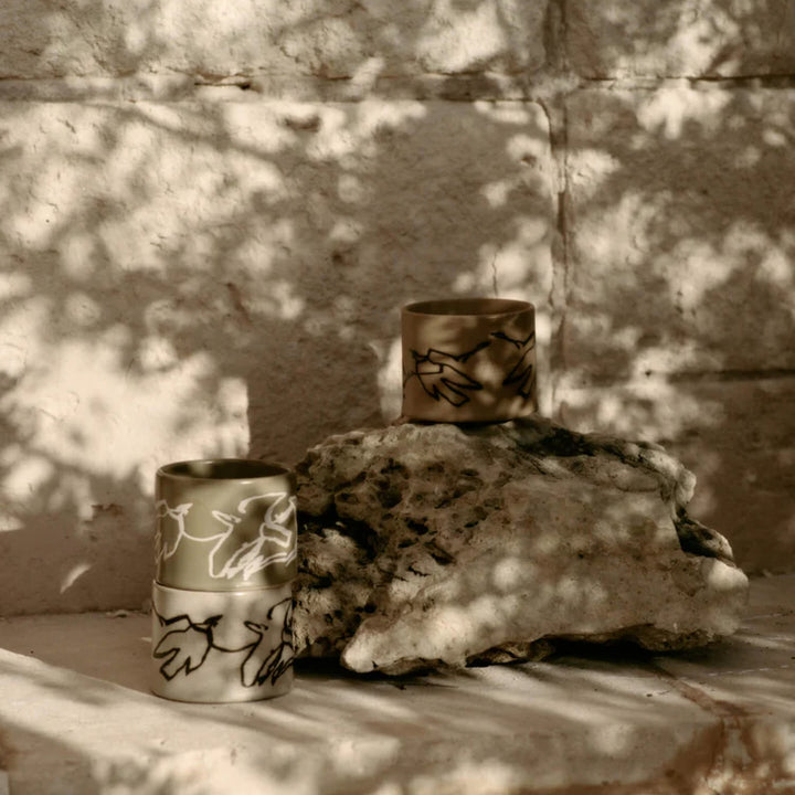 FERM LIVING Vuelo Cup, Dark Buff