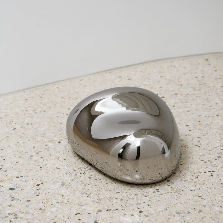 FERM LIVING Bellure Piece, Round, Silver