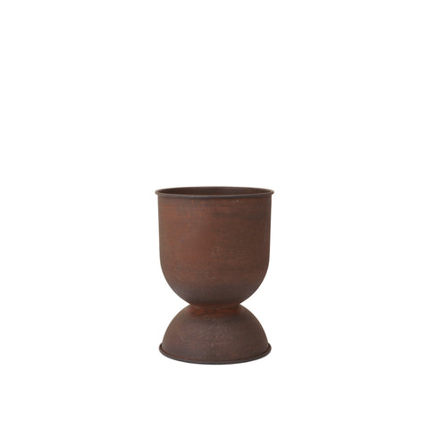 FERM LIVING Hourglass Flower Pot, H42.5cm Small, Rust