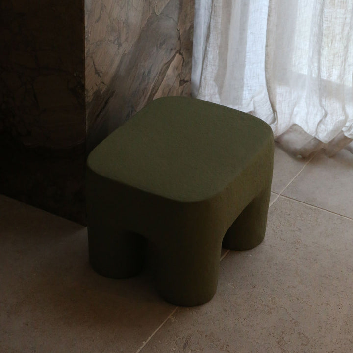 FERM LIVING Podo Stool, Khaki