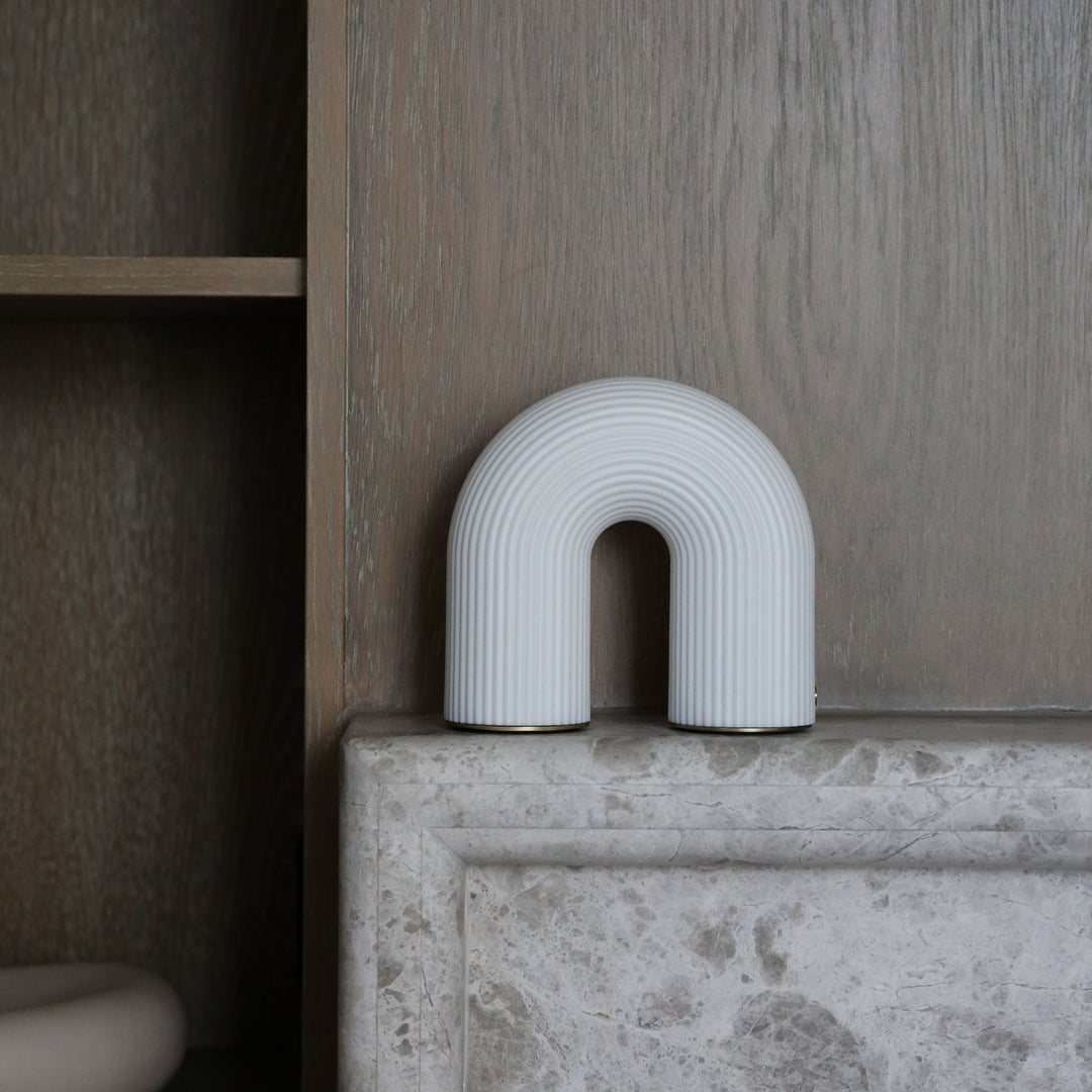 FERM LIVING Vuelta Portable Lamp, White