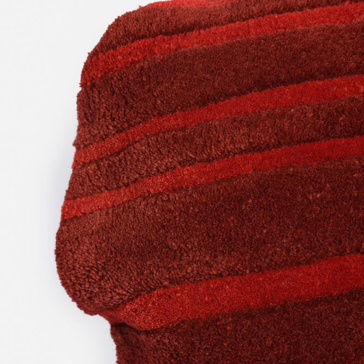 HAUS ÜGER Bonbon Cushion, 42x40cm, Red