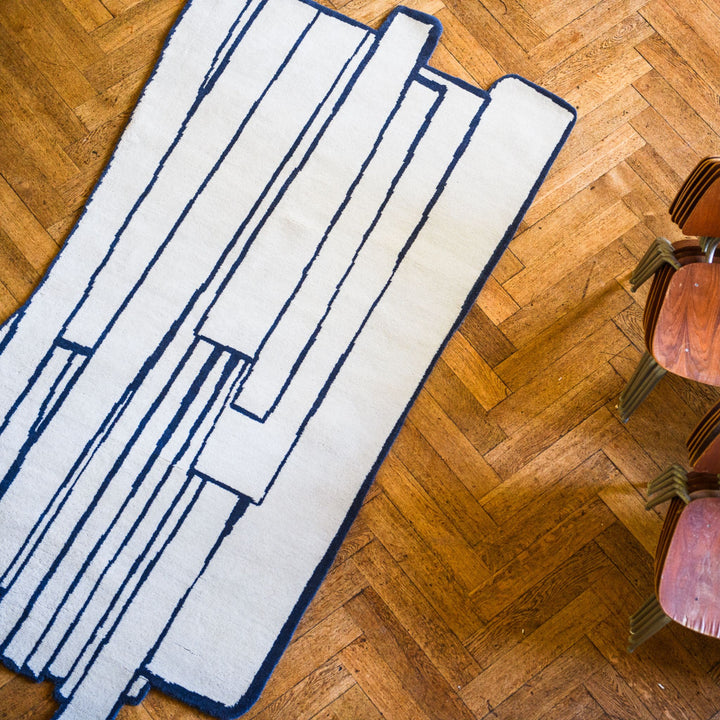 PRE-ORDER | HAUS ÜGER Contour Wool Rug, 250x136cm, Grey