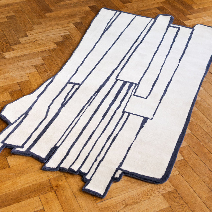 PRE-ORDER | HAUS ÜGER Contour Wool Rug, 250x136cm, Grey