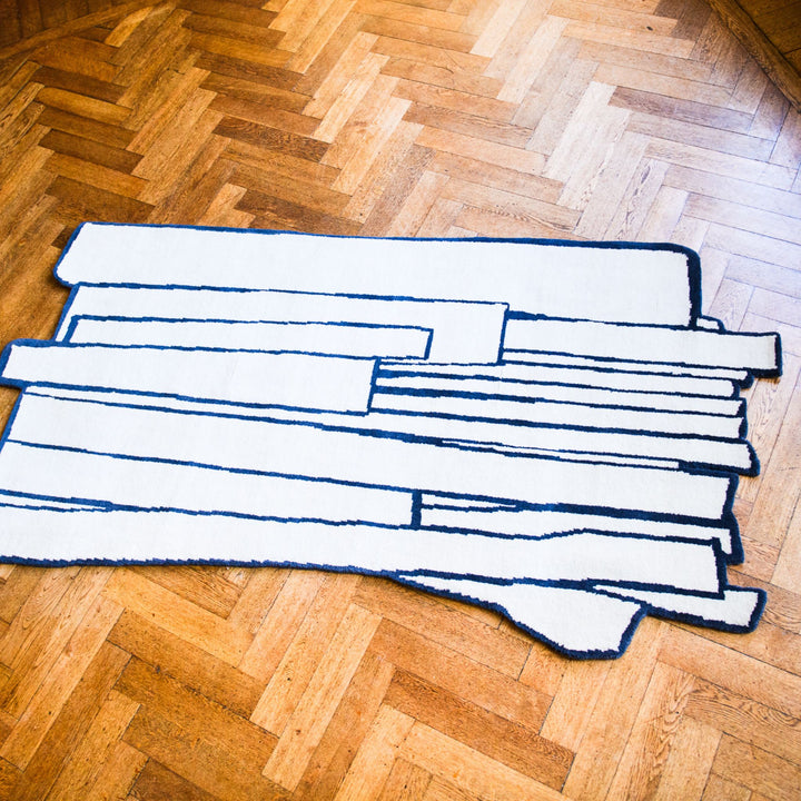 PRE-ORDER | HAUS ÜGER Contour Wool Rug, 250x136cm, Grey