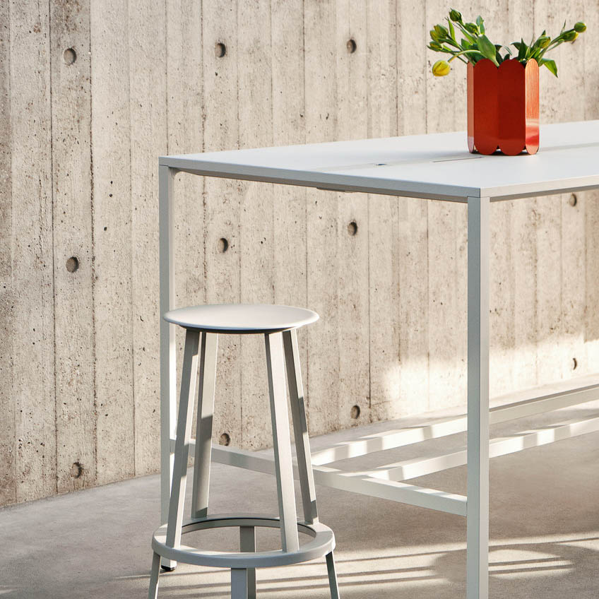 PRE-ORDER │ HAY New Order High Table, Light Grey/Cloud, H95cm - 4 Sizes