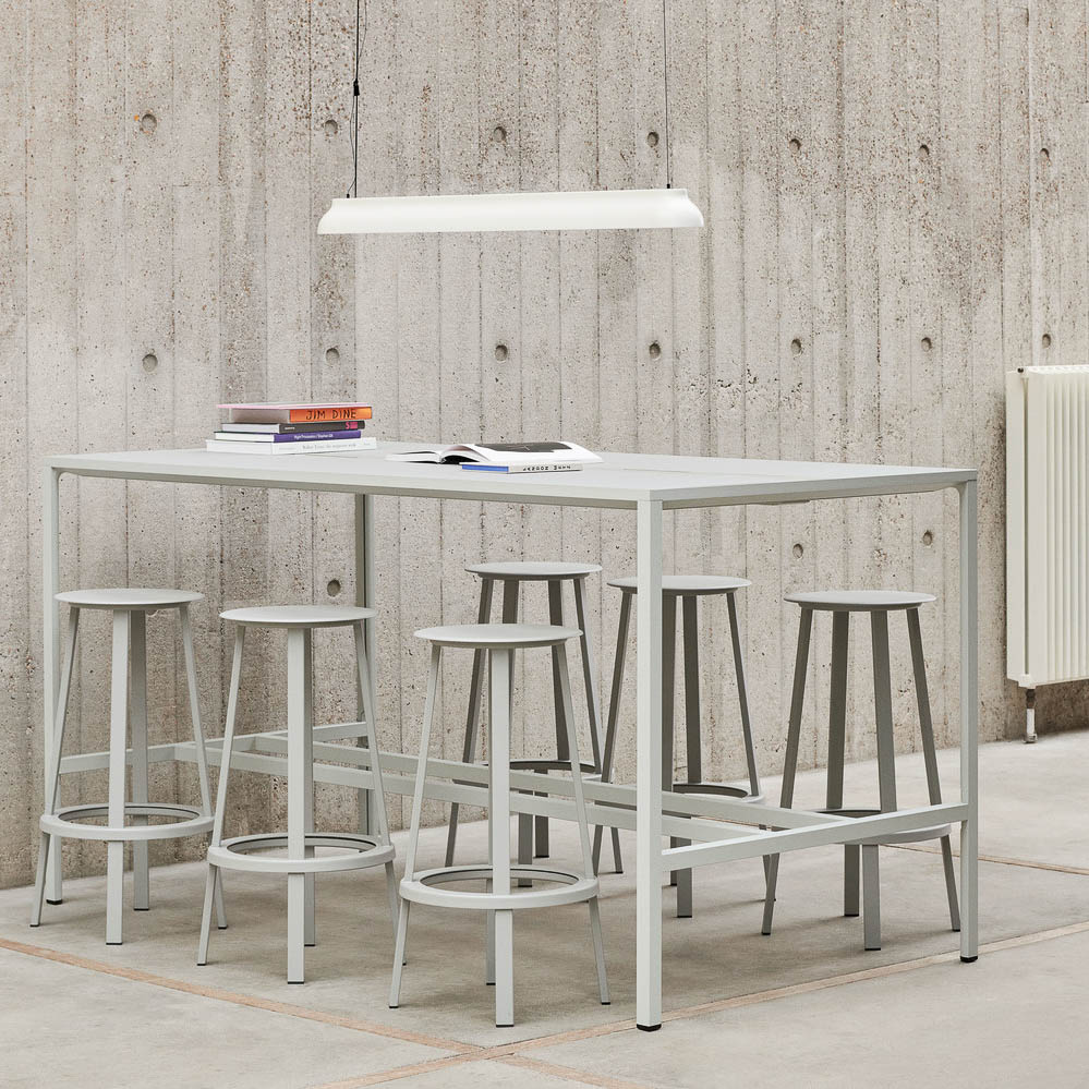 PRE-ORDER │ HAY New Order High Table, Light Grey/Cloud, H95cm - 4 Sizes