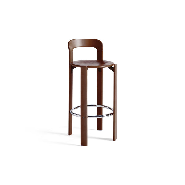 PRE-ORDER │ HAY Rey Bar Stool High, 75cm, Umber Brown