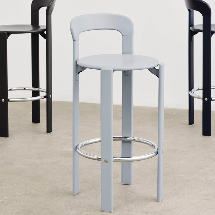 PRE-ORDER │ HAY Rey Bar Stool Low, 65cm, Slate Blue