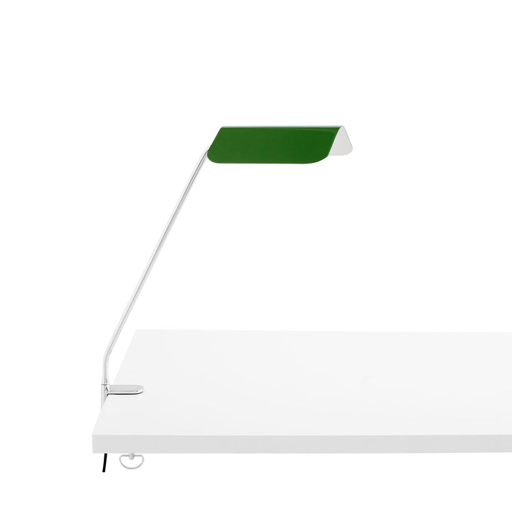 HAY Apex Desk Clip Lamp, Emerald Green