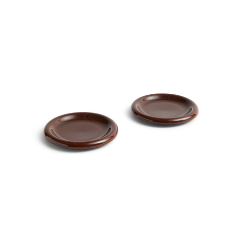 HAY Barro Plate, D18cm, Burgundy (Set of 2)