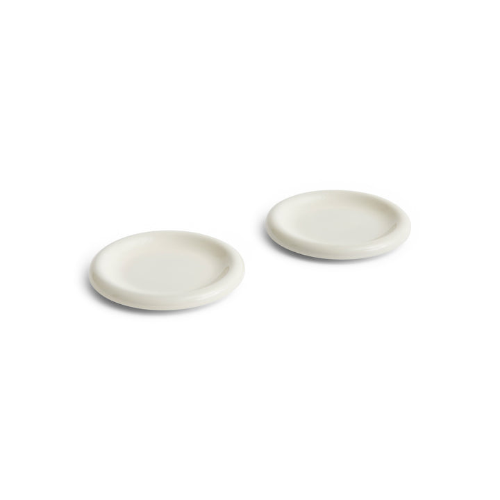 HAY Barro Plate, D18cm, Off-White (Set of 2)