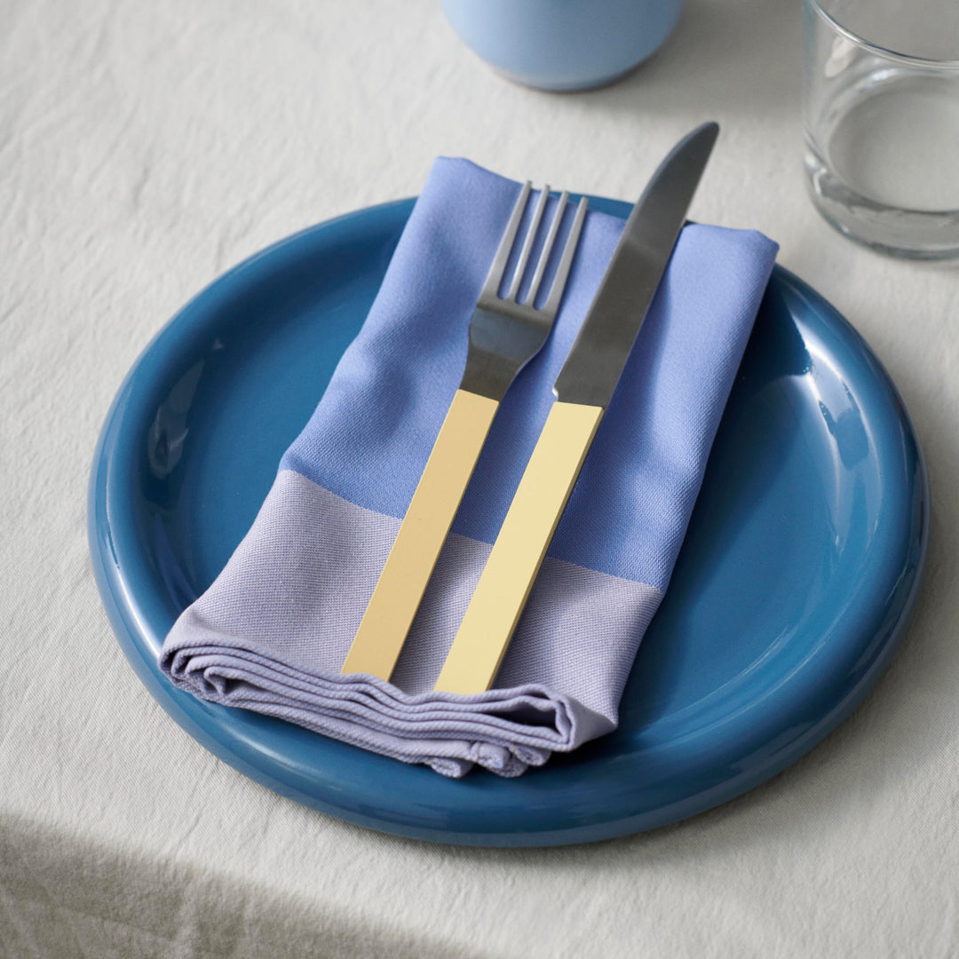 HAY Barro Plate, D24cm, Dark Blue (Set of 2)