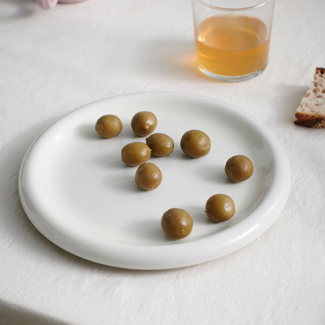 HAY Barro Plate, D24cm, Off-White (Set of 2)