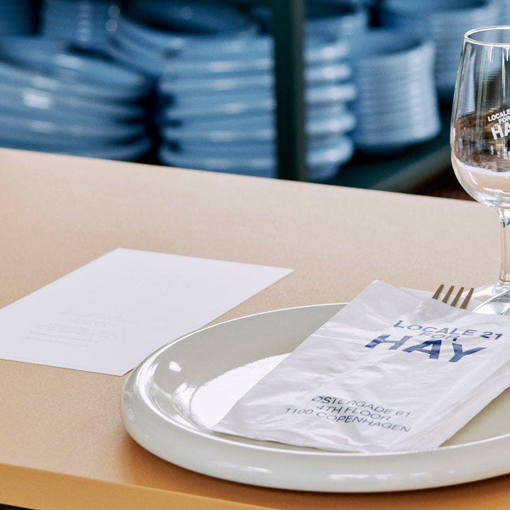 HAY Barro Plate, D24cm, Off-White (Set of 2)