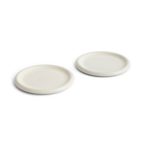 HAY Barro Plate, D24cm, Off-White (Set of 2)