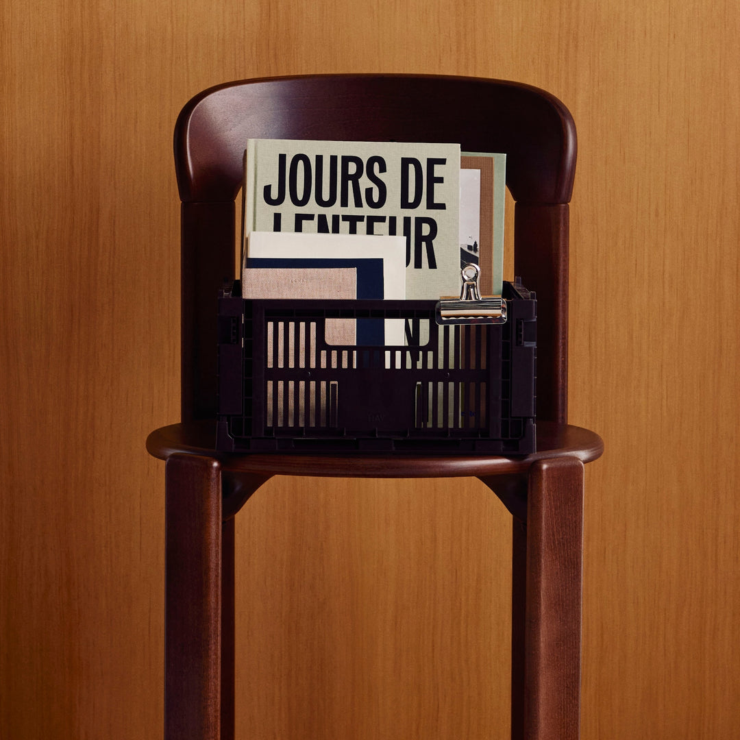 HAY Colour Storage Crate, Large, Bordeaux
