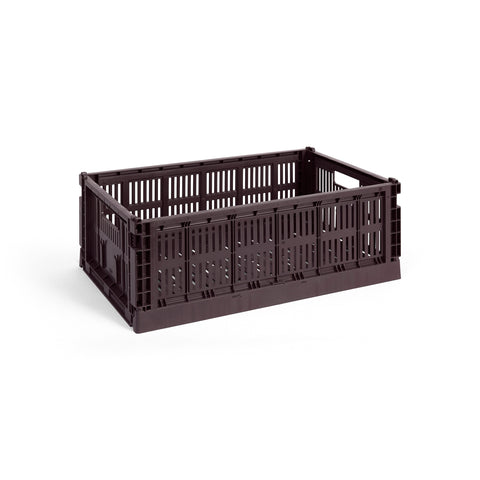 HAY Colour Storage Crate, Large, Bordeaux