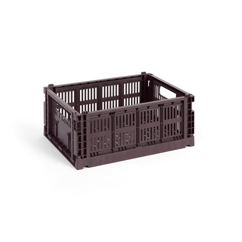 HAY Colour Storage Crate, Medium, Bordeaux