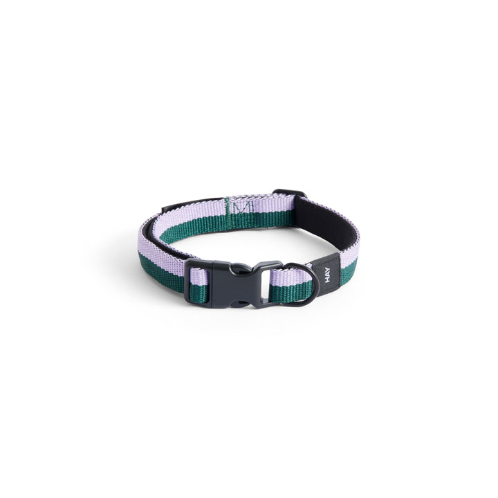 HAY Dog Collar, S/M, Lavender/Green