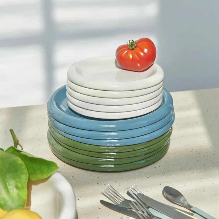 HAY Barro Plate, D24cm, Green (Set of 2)