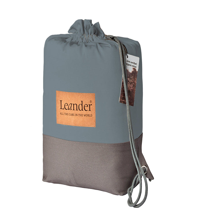 LEANDER Organic Classic Cot Bumper, Cool Grey