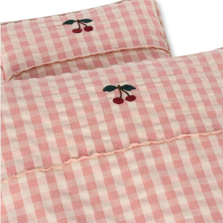 KONGES SLØJD Doll Bedding, Powder Pink/Check