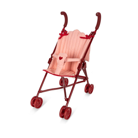 KONGES SLØJD Kids Doll Stroller/Pram, Mellow Rose