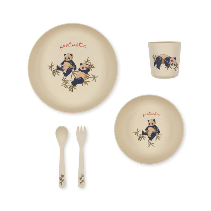 KONGES SLØJD Kids Dinner Set, Panda