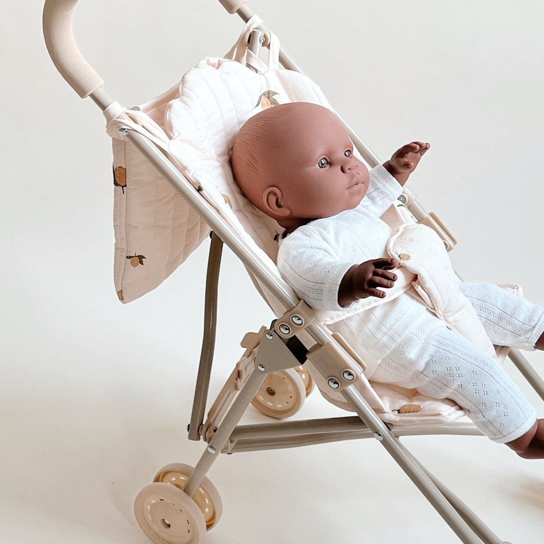 KONGES SLØJD Kids Doll Stroller/Pram, Lemon