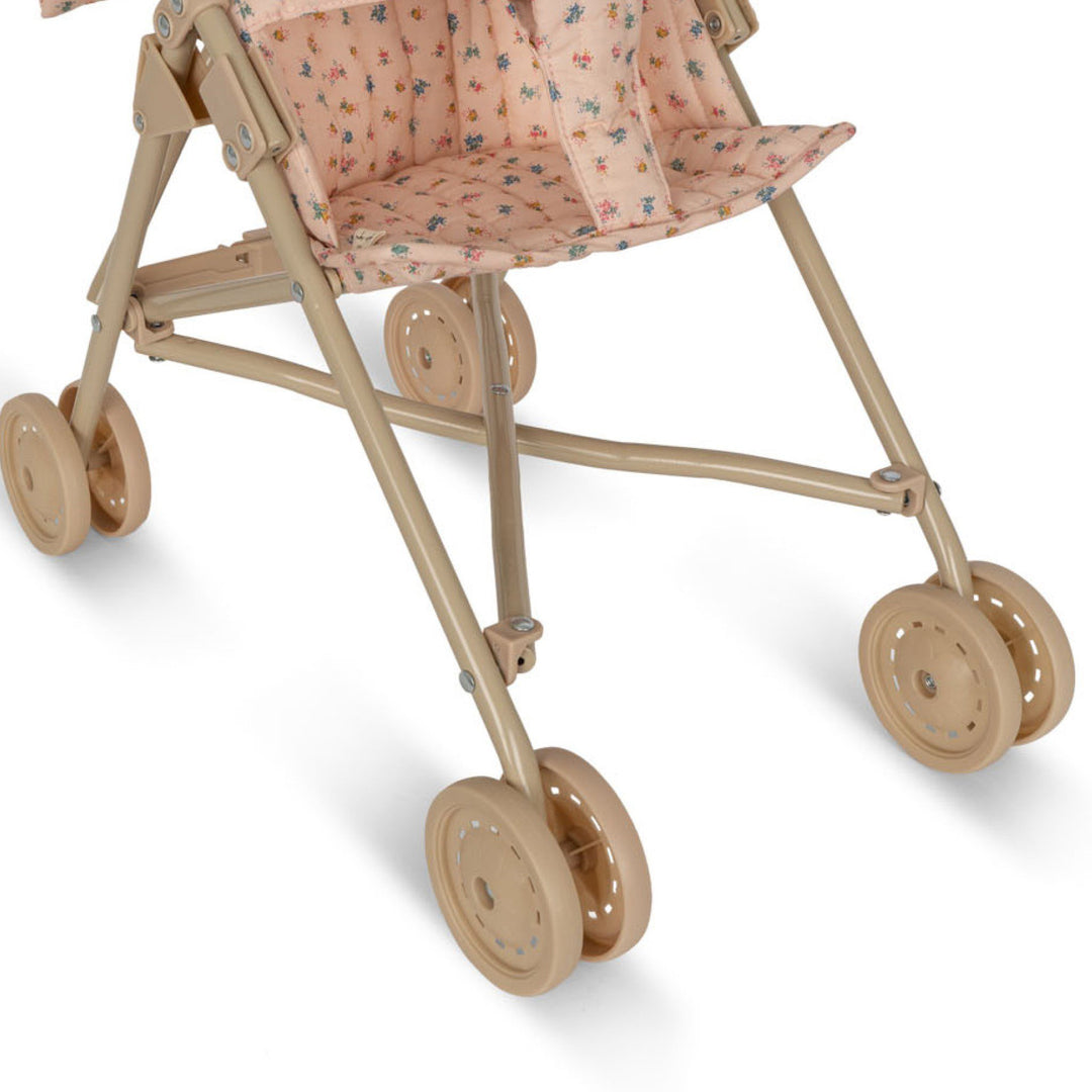 KONGES SLØJD Kids Doll Stroller Toy, Bloomie Blush