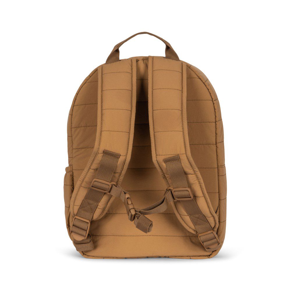 KONGES SLØJD Kids Juno Quilted Backpack, Midi, Tobacco Brown