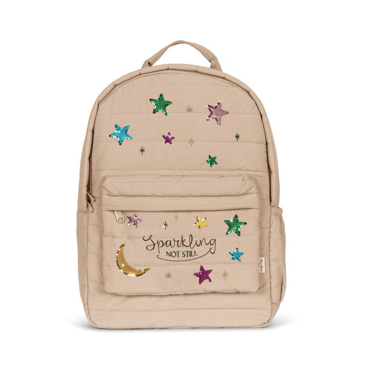 KONGES SLØJD Kids Juno Quilted Sequine Backpack, Midi, Frappe