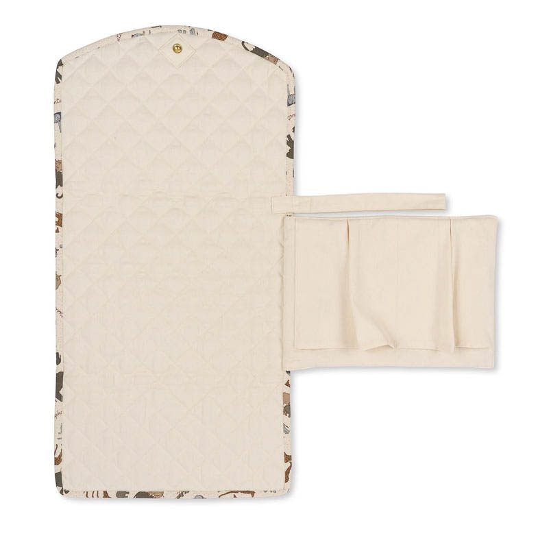 KONGES SLØJD Changing Pad/Mat Organic Cotton, Elephantastic