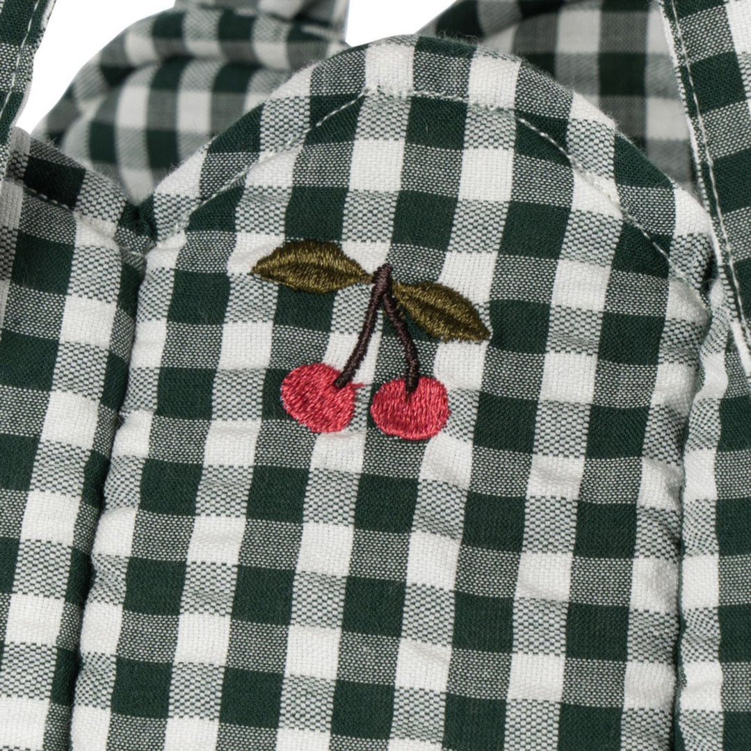 KONGES SLØJD Doll Lift/Carrier Toy, Green Check