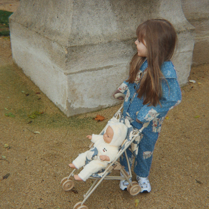 KONGES SLØJD Kids Doll Stroller/Pram, Swan
