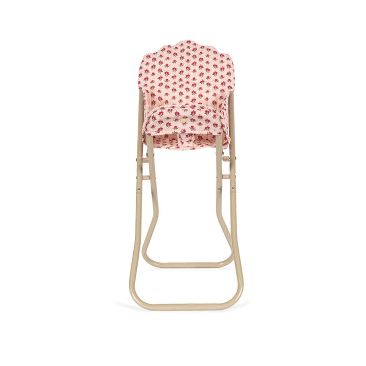 KONGES SLØJD Kids Doll High Chair Toy, Rosie Rose