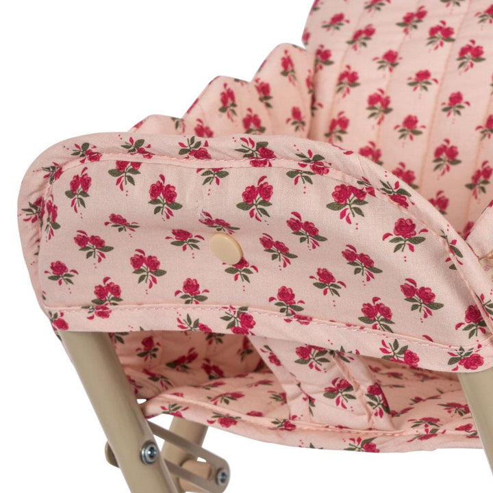 KONGES SLØJD Kids Doll High Chair Toy, Rosie Rose