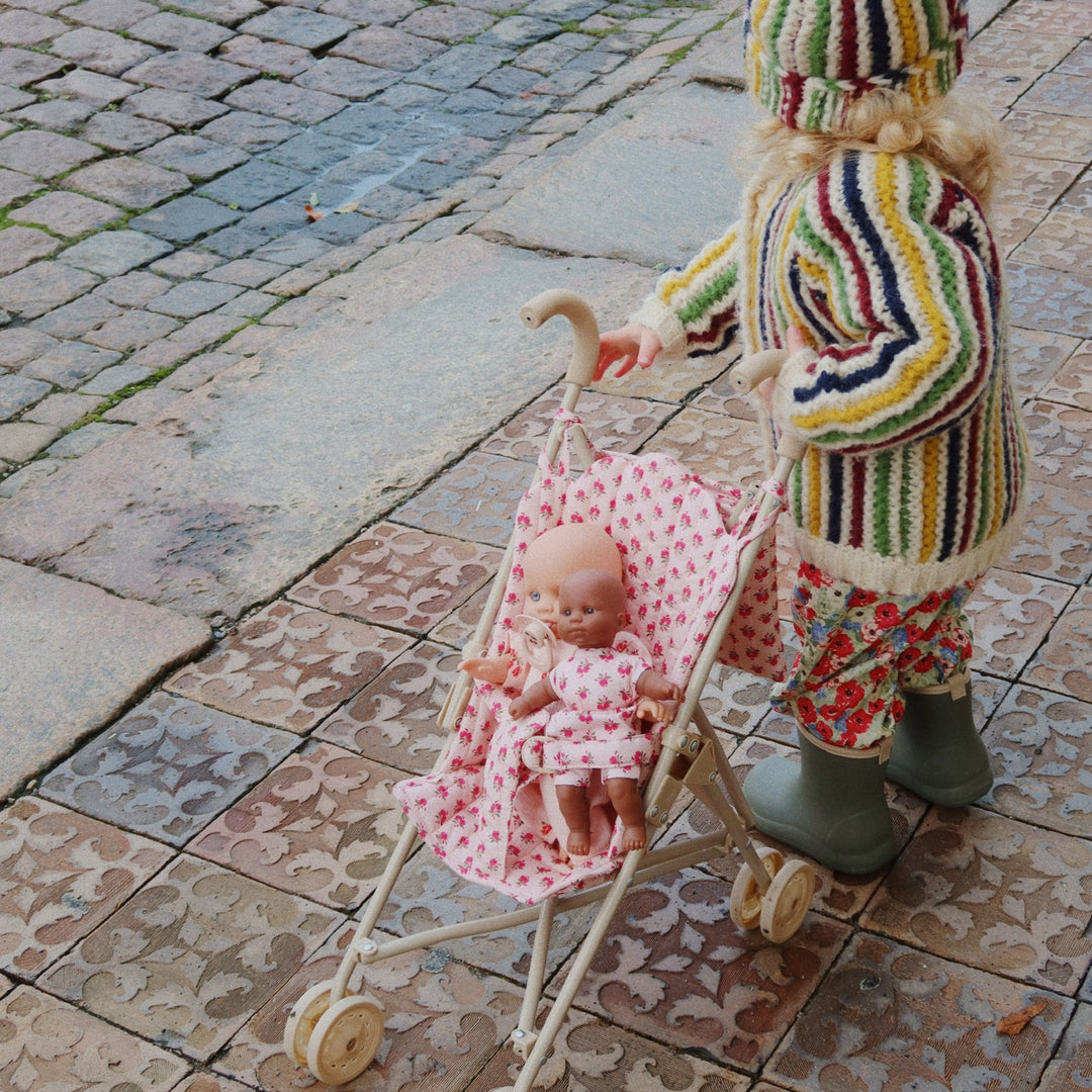 KONGES SLØJD Doll Stroller, Rosie Rose