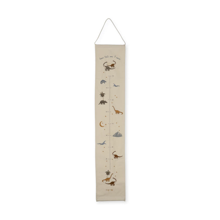 KONGES SLØJD How Tall Am I Now Kids Measuring Chart Dino, Seed Pearl