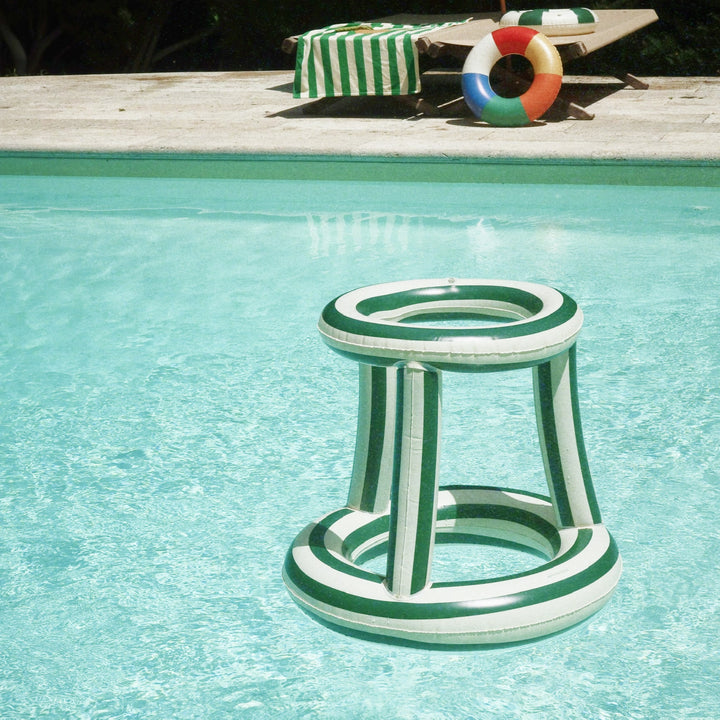 KONGES SLØJD Inflatable Basket Ball Hoop, Green Stripe